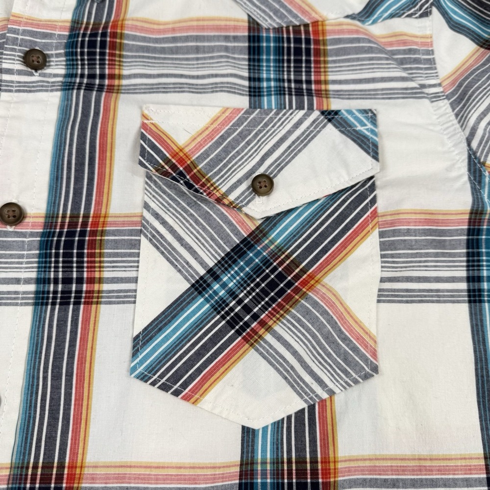 Wrangler Western Mens Shirt Size L Plaid Button Front Cowboy Multicolor Stretch - Picture 15 of 16